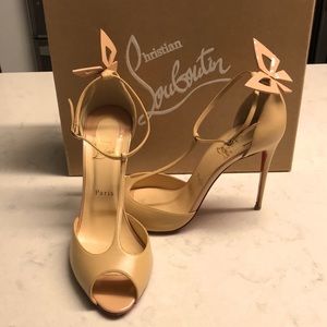 Christian Louboutin aribak 100 strappy heels